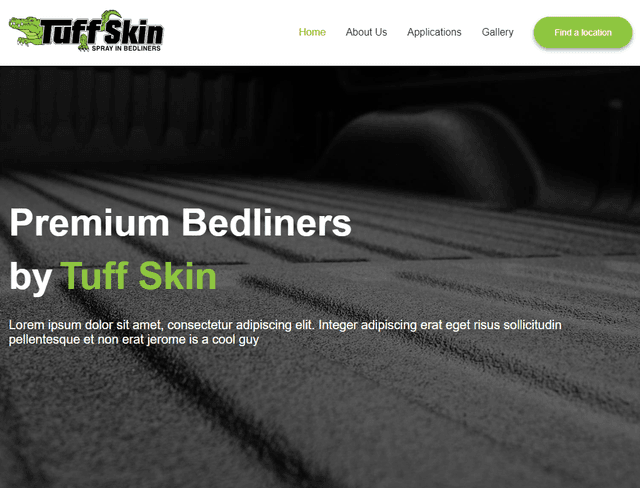 Tuff Skin Website